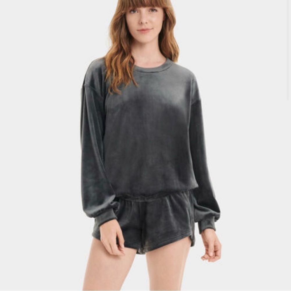 UGG Shanara Velvet Fleece Sweatshirt. Size Small